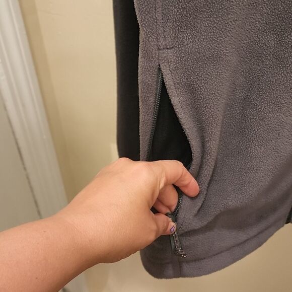 Columbia Two Tone Full Zip Jacket‎ Size Sm Inside Pockets Outside Zip Pockets - Picture 4 of 11